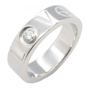 CARTIER 18k Silver Diamond Love Ring